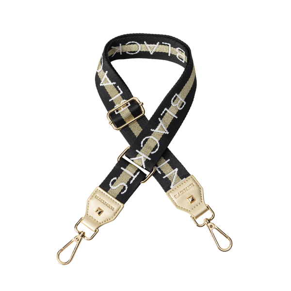 Straps Only - Black & Gold and Gold Hardware