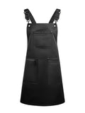Apron & Straps - Black with Black Hardware