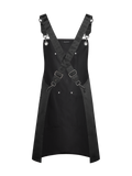 Apron & Straps - Black with Black Hardware