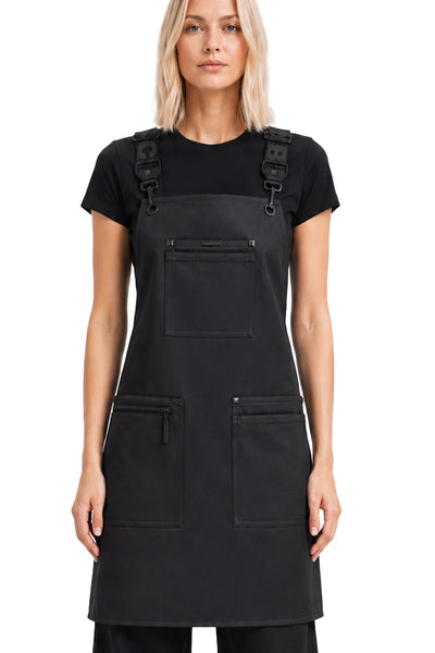Apron & Straps - Black with Black Hardware