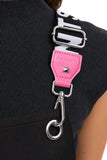 Apron & Straps - Black & White with Pink Tabs
