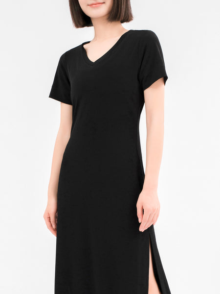 SHORT SWING V-NECK DRESS