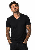 MENS V NECK SHORT SLEEVE T-SHIRT