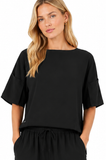 MYKONOS BOAT NECK SHIRT