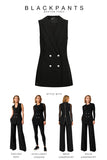 BLACKPANTS Boston Vest styled with The Chelsea Pant, Intelligent Legging, Mesh Undershirt and Solid Undershirt