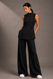 Milan Tunic styled with Chelsea Pant for professional salon workwear