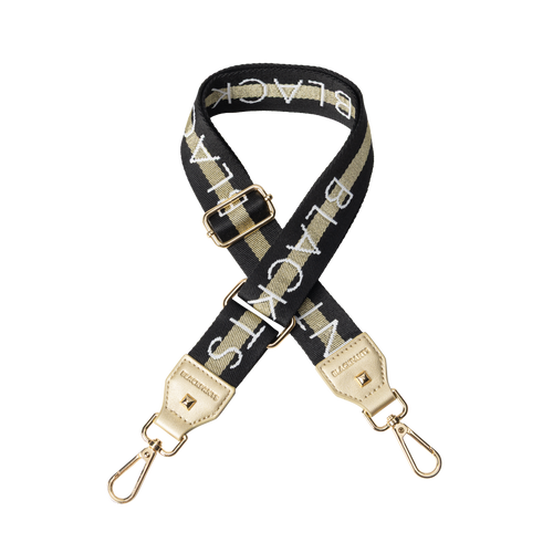 Straps Only - Black & Gold and Gold Hardware