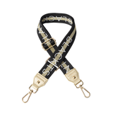 Apron & Straps - Black & Gold with Gold Hardware